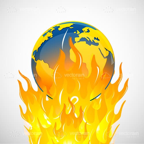 The Earth on Fire